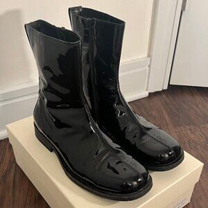 Our Legacy Camion Boot - Black Patent Leather